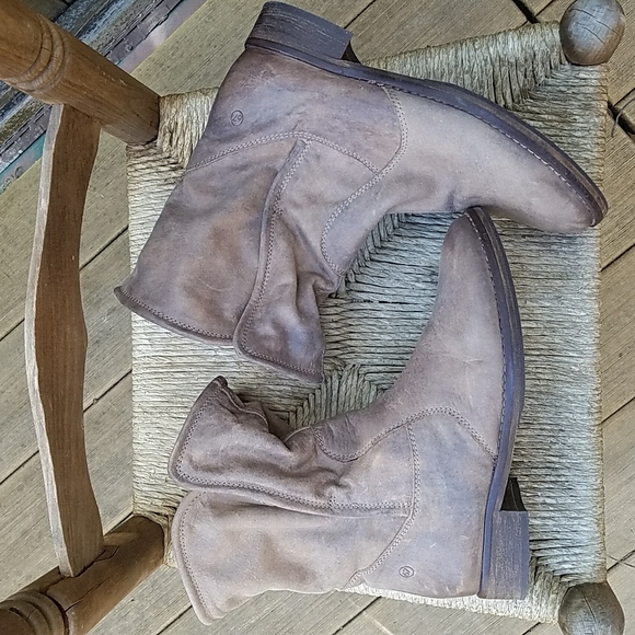 Sixtyseven Size 39 Leather boot 67 brand Taupe and - Picture 4 of 16